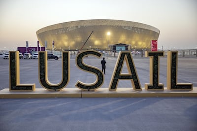 Lusail Stadium in Doha seats 80,000 people and, once the World Cup ends, will be turned into a community space. Reuters
