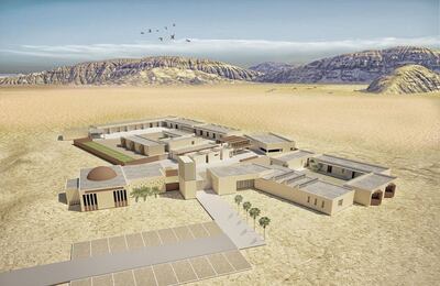 A residential village for workers at a farm in Egypt's western desert owned by Royal Herbs, one of the country's largest herb exporters. The village was designed by ECOnsult, an Egyptian green architecture firm that won in 2020 an Ashden Award for its design. The design reduced temperatures inside the residences by 10°C compared to the outside. Courtesy of ECOnsult