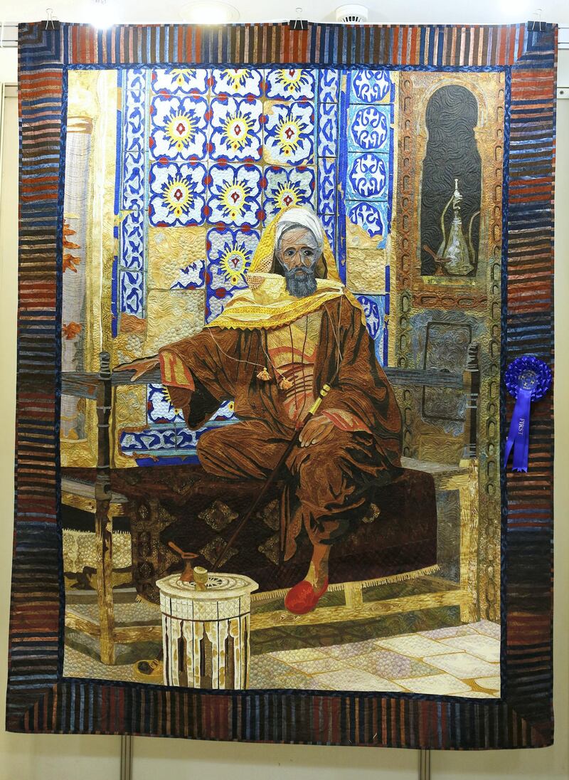 'Languid in Cairo', a quilt by Anne Armour, won first place in Destination & Travel, the theme at the last edition of the International Quilting Show Dubai, which was held in 2018 