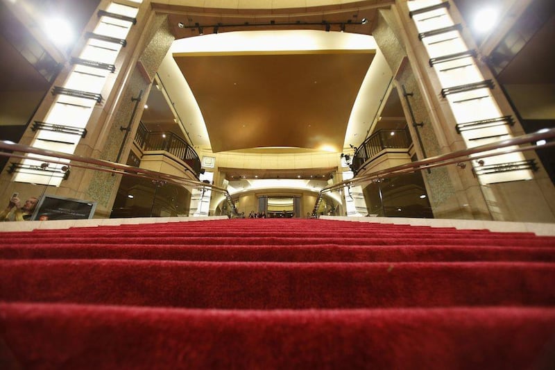 The staircase that leads into the Dolby Theater. Reuters