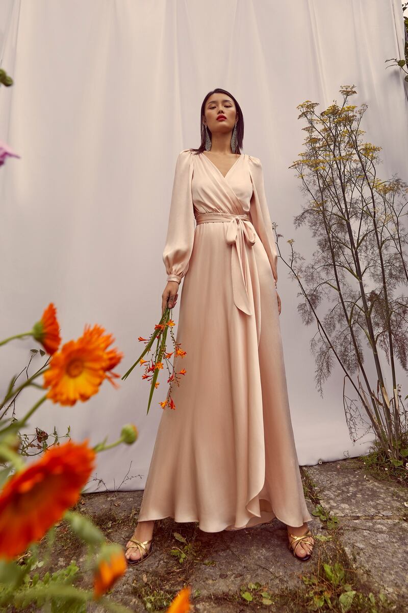 Temperley London looked back to the 1930s and 1970s for its spring/summer 2022 collection. Photo: Temperley London