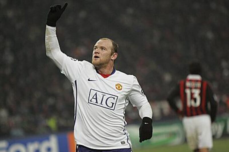 There is talk of United's Wayne Rooney being back to his very best after his performance against AC Milan.