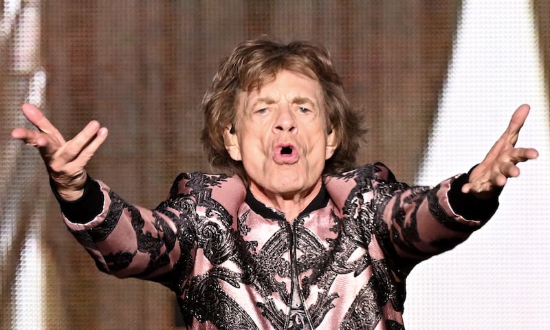 Mick Jagger's solo music career stretches back four decades. EPA