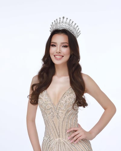 Miss Universe Kazakhstan 2023 Tomiris Zair. Photo: @ss.tomiris_ / Instagram