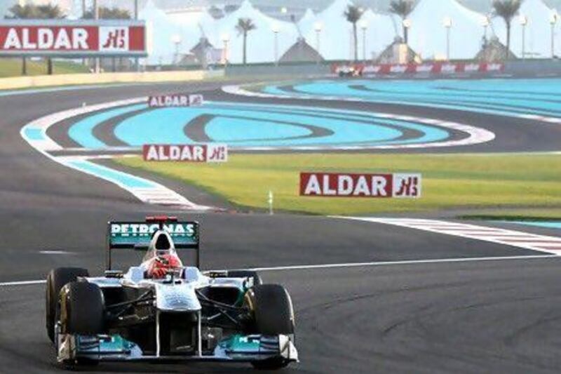 Shares of Aldar, the developer behind the Yas Marina Formula One Circuit, have risen 47.8 per cent so far this year. Karim Sahib / AFP