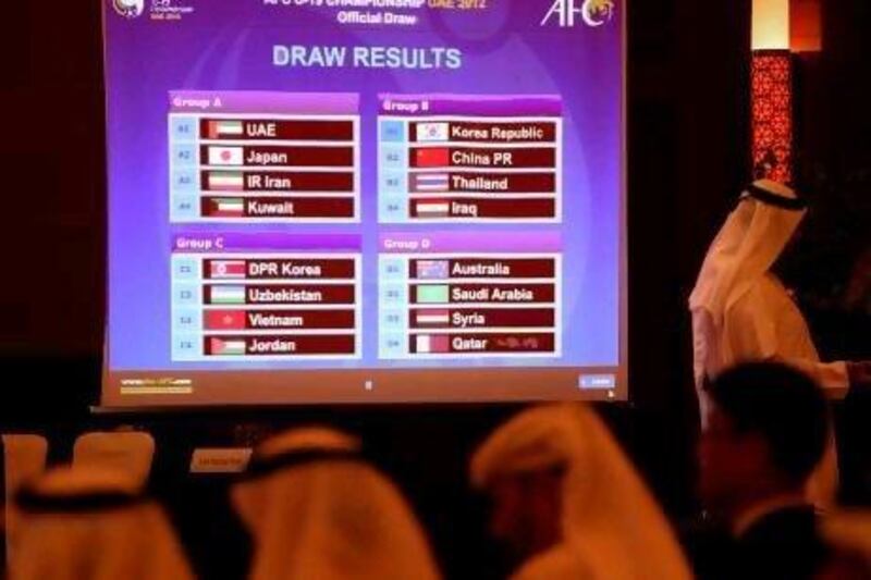 The UAE have been drawn with South Korea, Japan and Kuwait. Amarwan Naamani / AFP