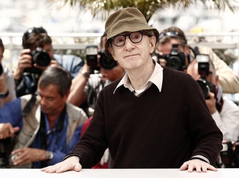 The filmmaker Woody Allen may appear at the Golden Globes to accept an award. Matt Sayles / AP
