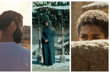 From left, still from '200 Metres', 'Gaza Mon Amour' and 'You Will Die at 20'. Venice Film Festival / Film Clinic