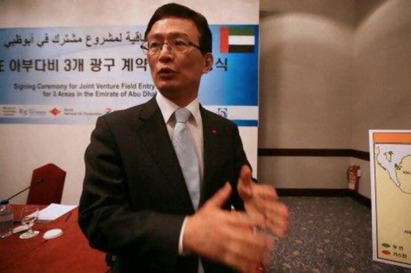 Young-Won Kang, the chief executive of Korea National Oil Corporation (Knoc). Fatima Al Marzooqi/ The National