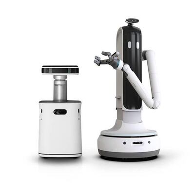 Samsung's JetBot 90 AI+ vacuum cleaner can double up as a security camera. Courtesy Samsung