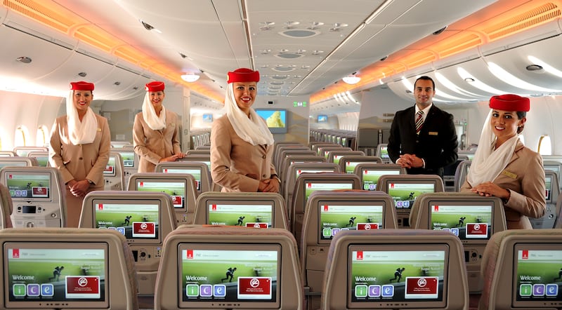 Emirates A380 economy class. Photo: Emirates