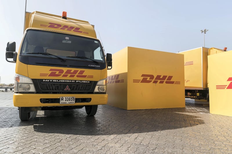 DUBAI, UNITED ARAB EMIRATES. 01 November 2017. DHL Express officially opens a facility extension at Dubai Airport. (Photo: Antonie Robertson/The National) Journalist: Sarah Townsend. Section: Business.