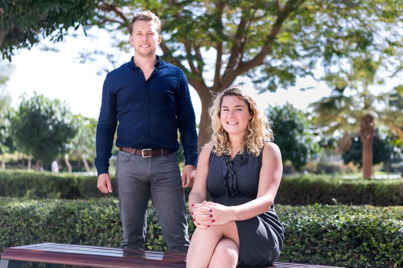 DUBAI, UNITED ARAB EMIRATES, 31 JAN 2017. Ian Dillon and Katharine Budd, founders of NOW Money, a startup based in the UAE, that provides a safe, immediate and cost effective remittance solution, delivered via a smartphone app, to people who are excluded from the traditional banking system. Photo: Reem Mohammed / The National (Reporter: Gillian Duncan / Section: BZ LIFE) ID 49883 *** Local Caption ***  RM_20170131_BZLIFE_TRADE_007.JPG