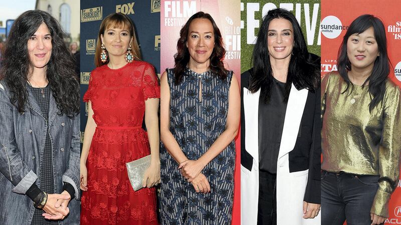 From left to right: Debra Granik, Marielle Heller, Karyn Kusama, Nadine Labaki and Christina Choe. Getty Images