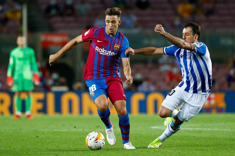 Nico Gonzalez - NA:  The 19-year-old came on for Busquets after 83. Booked after a minute for a late challenge.