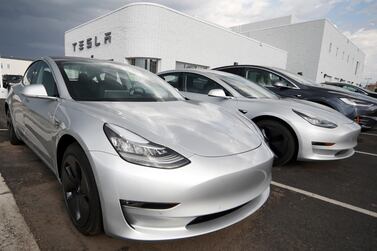 The Tesla Model 3 can now be sold in Europe. AP