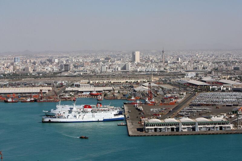 A View shows the port and the city of Jeddah, Saudi Arabia taken on November 30, 2008. (Salah Malkawi/ The National)