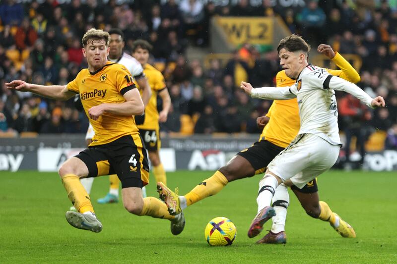 Nathan Collins 8: Tasty early challenge on Casemiro had home crowd on feet. Produced brilliantly timed sliding tackle to prevent Martial getting on end of cross on half-hour mark. Blocked Antony shot from dangerous position just after break. Getty