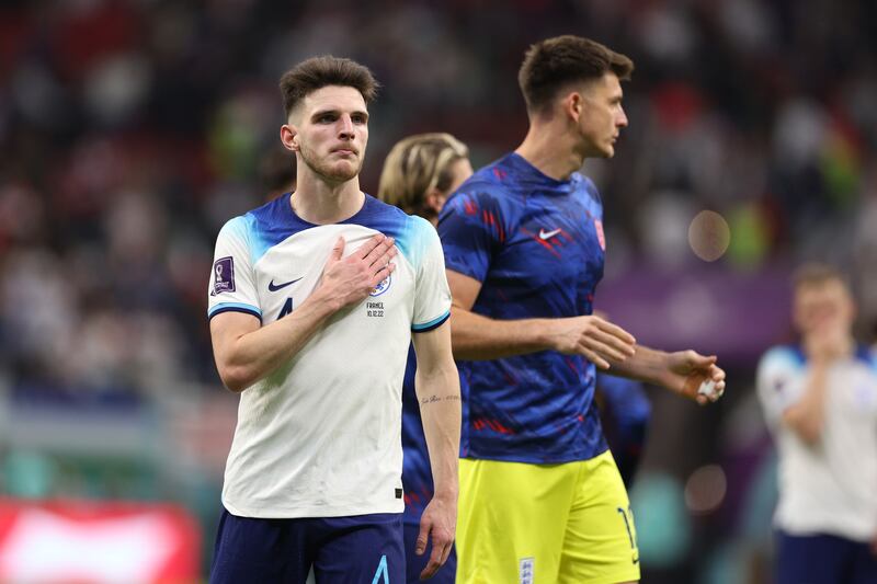 Declan Rice – 7. England’s midfield anchor went under the radar in the first half, but grew into the game and helped England’s transitions from defence to attack. Formed a great barrier in front of the defence too. Getty