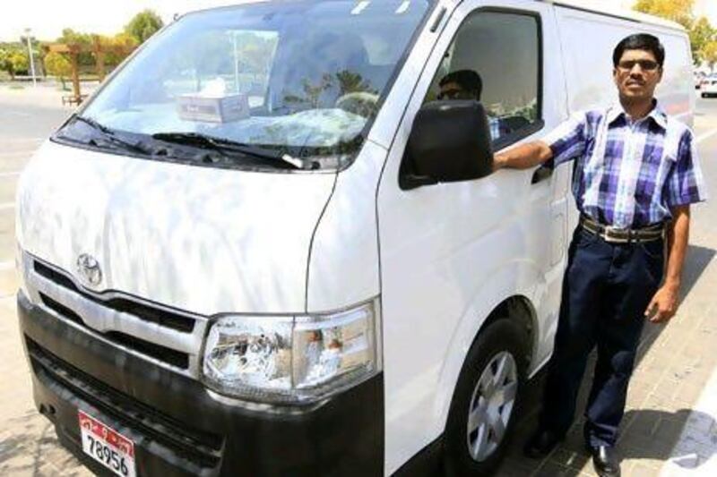 Mr Abdulla usually drives a company Mitsubishi minibus.