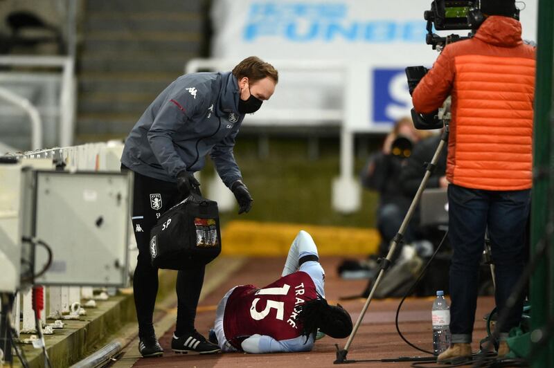 Bertrand Traore - 5, Had a few moments where it looked as though he may cause Dummett problems, but the winger was forced off early after a collision with the advertising boards. AFP