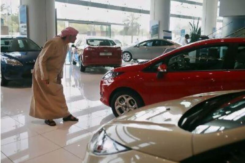 Ford posted gains of 63 per cent in the Middle East for the first half of the year, with UAE sales up 30 per cent on the same period last year. Philip Cheung / The National