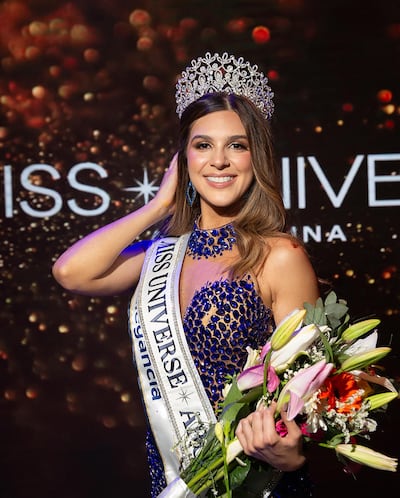 Miss Universe Argentina 2023 Yamile Dajud. Photo: @missuniversoar / Instagram