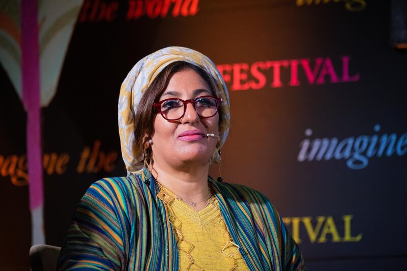 Nujoom Alghanem has had great international success as an Emirati poet. Courtesy of the Hay Festival