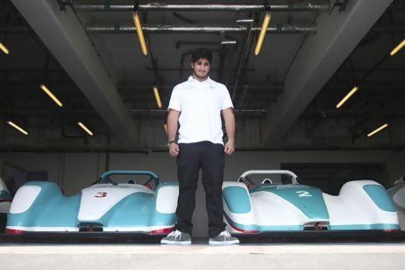 Saeed Bintowq started karting when he was 18 and studying at Bond University on Australia's Gold Coast. Lee Hoagland / The National