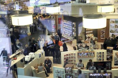 FRANKFURT AM MAIN, GERMANY - OCTOBER 13:  A general view at the 2017 Frankfurt Book Fair (Frankfurter Buchmesse) on October 13, 2017 in Frankfurt am Main, Germany. The 2017 fair, which is among the world's largest book fairs, will be open to the public from October 11-15.  (Photo by Hannelore Foerster/Getty Images)