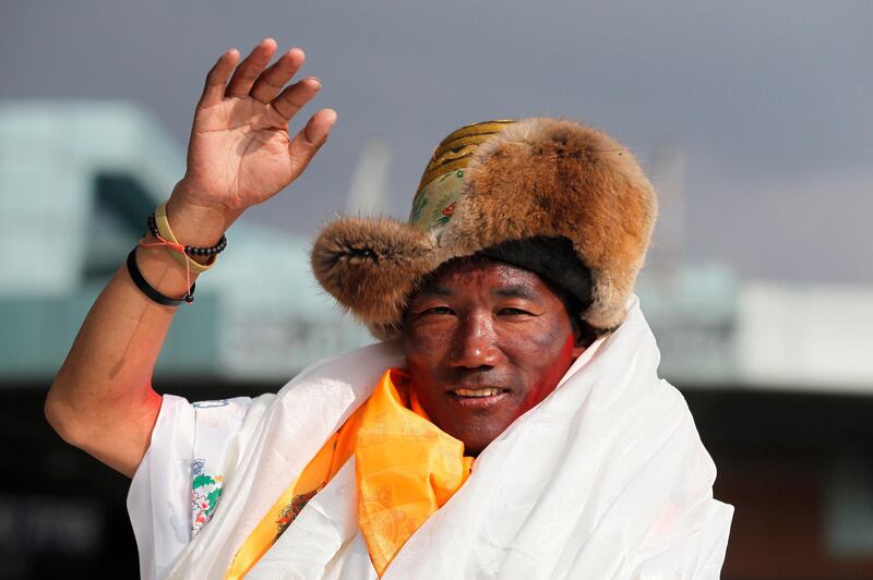 Nepalese veteran Sherpa guide Kami Rita scaled Mount Everest on Friday for the 25th time, breaking his own record for the most successful ascents of the world’s highest peak.  AP Photo