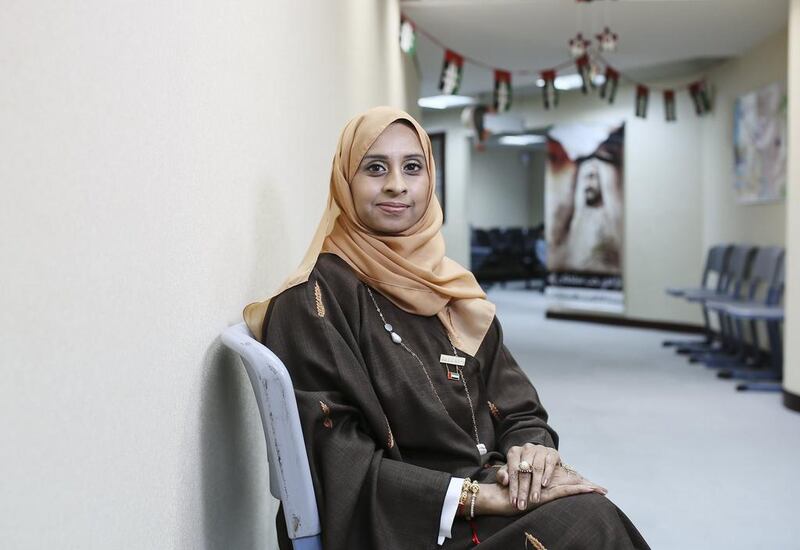 Dr Hanadi Al Suwaidi of the Sharjah Education Zone’s giftedness and innovation department. Sarah Dea / The National