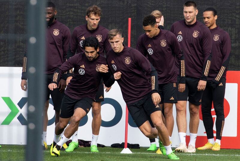 Germany players step up preparations for their Uefa Nations League double-header, against Hungary (Friday) and England (Sunday). AFP