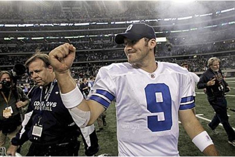 The Dallas Cowboys' quarterback Tony Romo has led his team to four victories in a row going into today's play-off encounter.