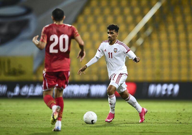 UAE midfielder Abdullah Ramadan.