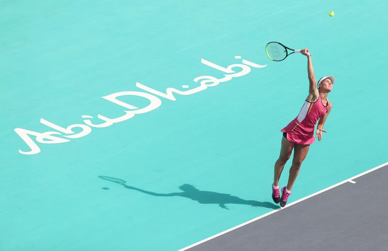 Veronika Kudermetova during the final. Getty Images