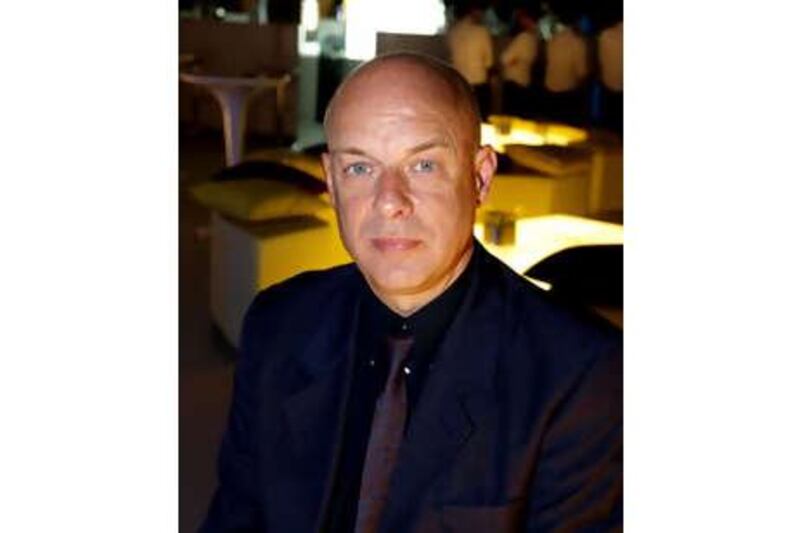 Brian Eno recently showed his programme 77 million Paintings in Abu Dhabi.