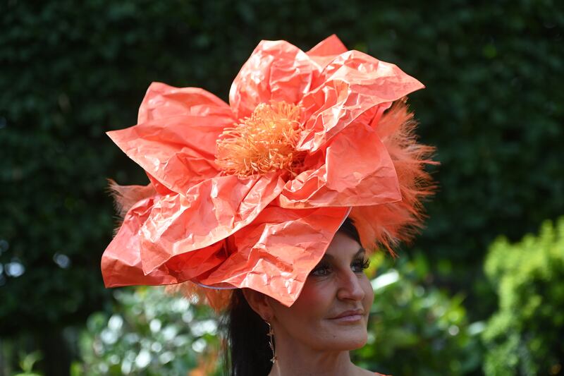 Royal Ascot is all about hats. EPA 