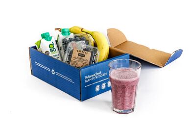 DIY berry booster smoothie box from Kibsons