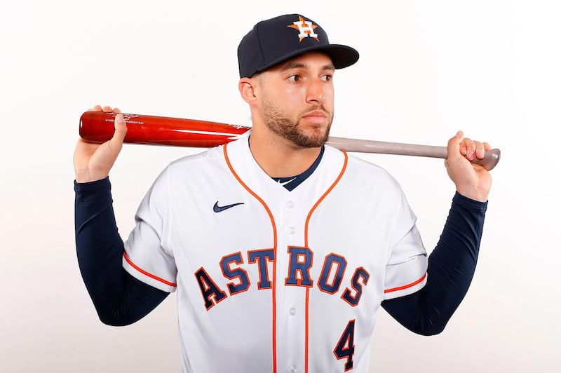 Houston Astros player George Springer said he would donate $100,000 to employees at Minute Maid Park, where the Astros play their home games. AFP