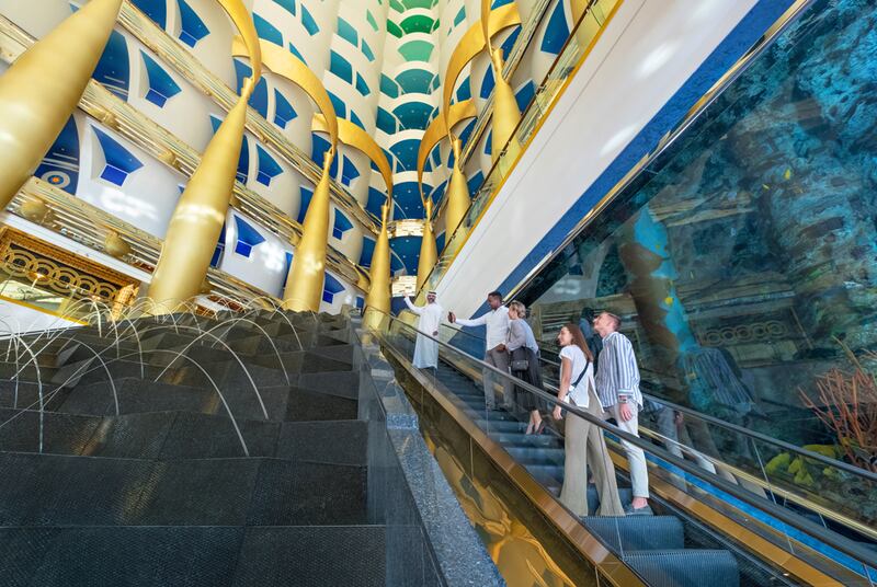 Burj Al Arab hotel in Dubai. The emirate is expecting strong hotel occupancy as it prepares to host a series of big international events. Photo: Burj Al Arab