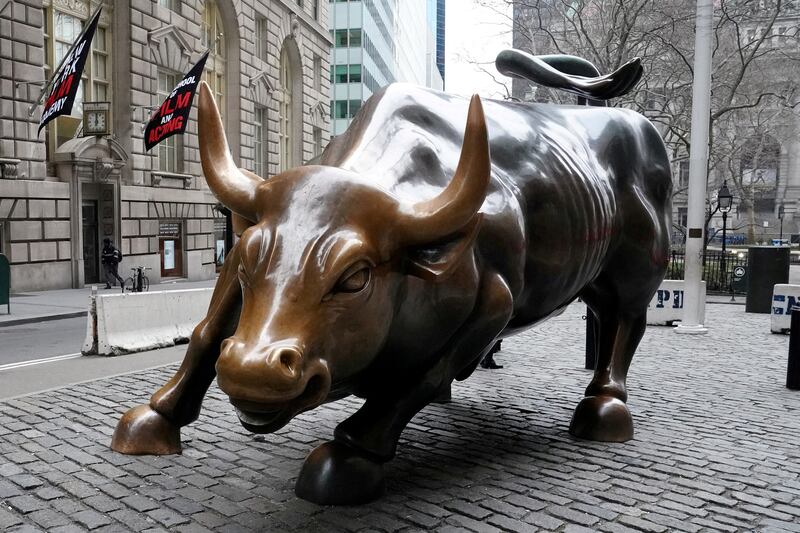 The Charging Bull on Wall Street. Both the Nasdaq and S&P 500 indexes have started the year in positive territory. Reuters