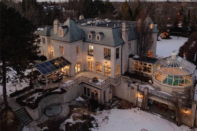 It is in the prestigious enclave of Bayview Ridge, in Toronto. Photo: Zillow