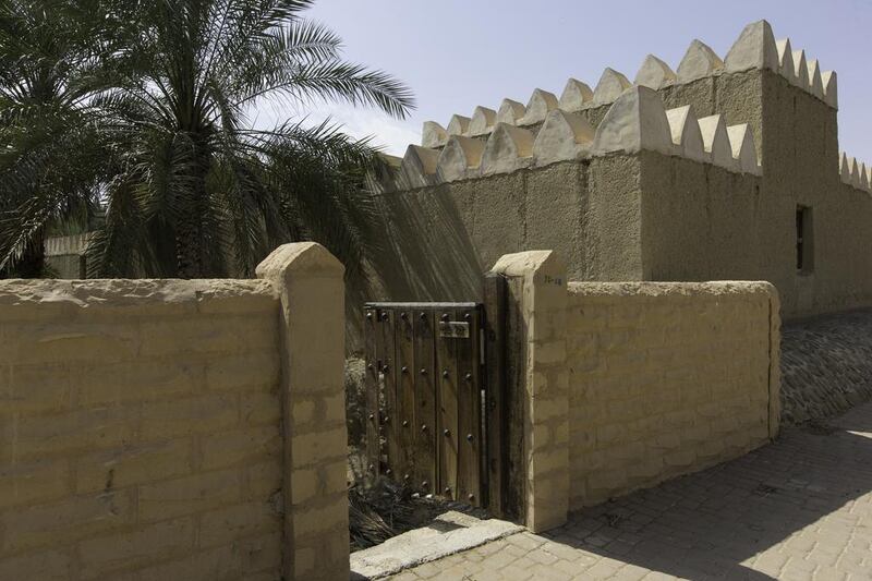 A view of the Bin Hammoodah Al Dhaheri house in the Jimi Oasis, during the My Old House tour. The original Al Dhaheri house is believed to be more then 200 years old.