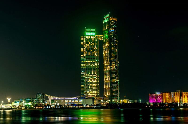 Nation Towers opted for a lighter green. WAM