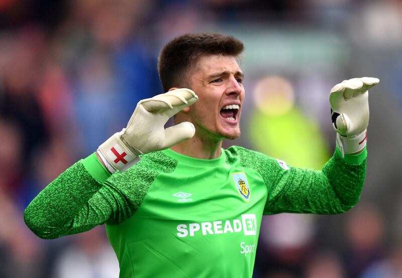 Nick Pope could not help prevent Burnley's relegation from the Premier League. PA
