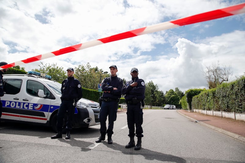 A group has gone on trial in France over a plot to harm French police officers. AP