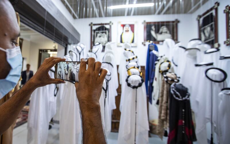 One of Sulaiman’s most prized aspects of his collection are his agals.