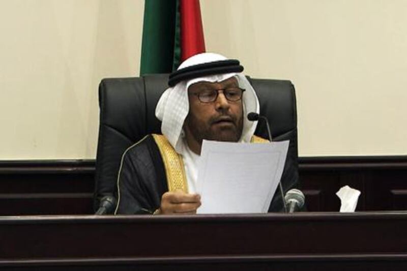 Judge Falah Al Hajeri acquitted 25 accused, including all 13 women. Picture courtesy of WAM.