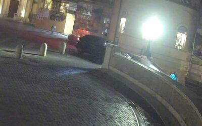 The driver was traced after trying to return his Maserati in Milan. Photo: Polizia Roma Capitale